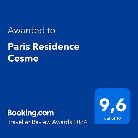Paris Residence Çeşme Exteriör bild